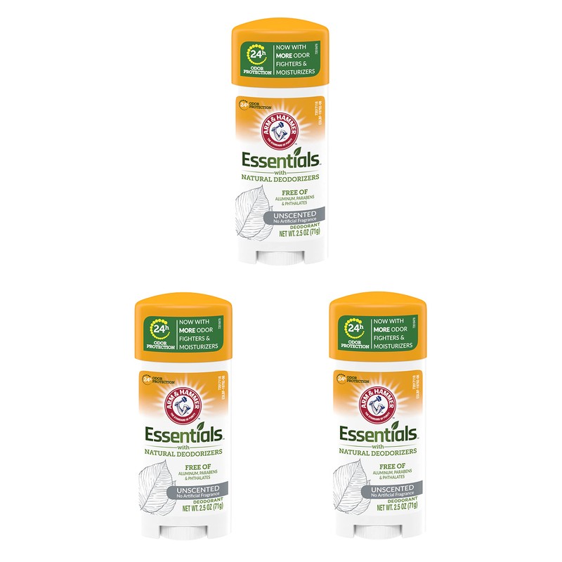 Arm & Hammer Deodorant 2.5 Ounce Essentials Unscented (73ml) (3
