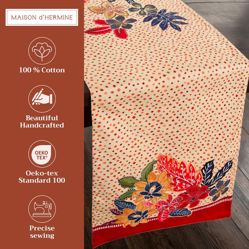 Maison d'Hermine Table Runner 100% Cotton Double Layer Table Runners