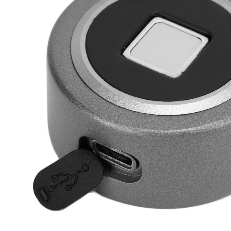 Fingerprint Padlock USB Charging Remote Authorization Unlocking Lock for Gym