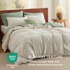 Bedsure Linen Duvet Cover King - Linen Cotton Blend Duvet