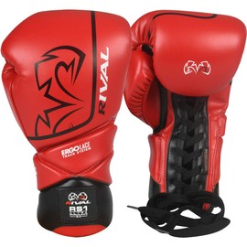 RIVAL Boxing RS1 2.0 Ultra Pro Lace-Up Sparring Gloves - 18 oz. - Red