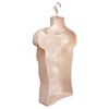 DisplayTown Male Mannequin Torso Hollow Back Body Stackable Dress Form