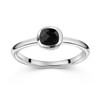 MATERIA by Matthias Wagner Square Gemstone Ring 925 Silver for