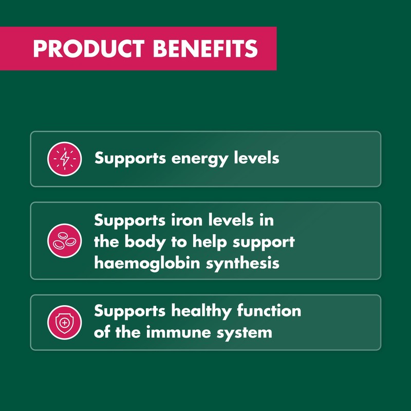 Nature's Own Iron Plus with Folic Acid, Vitamins C, B6,