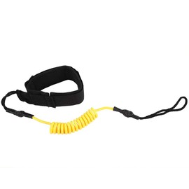 sangle Stand up Paddle,Premium SUP Leash Stand Up Paddle Board Coiled Surfboard Leash Ankle Strap Leg Rope Replacement for Stand Up Paddleboarding(Yellow)
