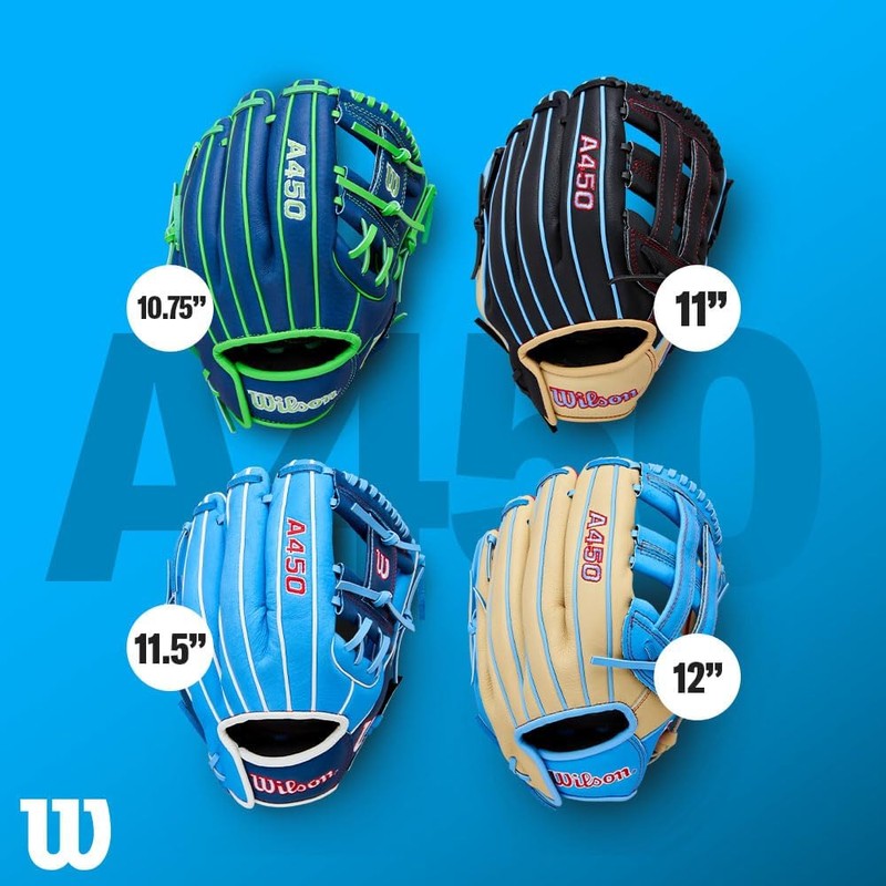 Wilson 2026 A450 Guantes de béisbol
