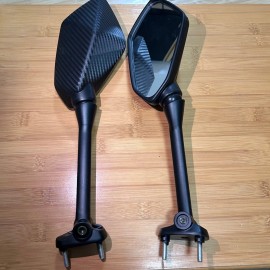 Unbranded Pair Side Rear View Mirrors For KAWASAKI NINJA 650R ER6F ER-6F 2009-2016 Black