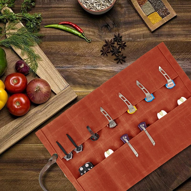 Display Bag With 12 Slots for Pocket Knives, Folding Knife