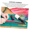 COHEALI Leather Carving Tool Nylon Mallet Hammer Wood Handle Craft