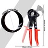 HKS Ratchet Cable Wire Cutter Heavy Duty for Cutting Electrical