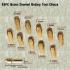Unbranded 10Pcs Brass mETAL Quick Change Nut Kit Tools Part