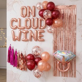 LaVenty Bride On Cloud Wine Bachelorette Party Decoration Wine Party Decor