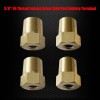 Ampper 3/8-16 Thread Female Brass Battery Terminal Post Adapter Battery