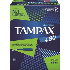 TAMPAX &Go Super, 18 Tampons