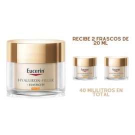 Kit 2 Tarros De Eucerin Hyaluron Filler Elasticy Dia 20 Ml