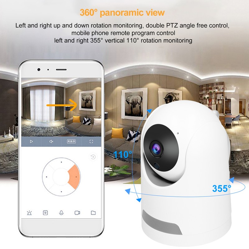 Wireless Camera WIFI 1080P HD Mobile Remote Control Night Vision