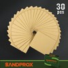 SANDPROX 1/4 Sheet Sandpaper 4.5 x 5.5 Inch Palm Sander