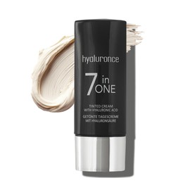 hyaluronce Cream 7-in-1, Tinted Day Cream with Hyaluron, Moisturising and Concealing, Satin Finish Makeup Alternative for Light to Medium Skin, Adapts to Skin Tone (30 ml