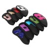 9PCS Golf Club Head Covers Waterproof PU Numbered Golf Club