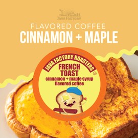 Java Factory Flavored Coffee Pods, Assorted Sampler, Variety Pack, Compatible with K Cup Brewers Including 2.0, 40 Count