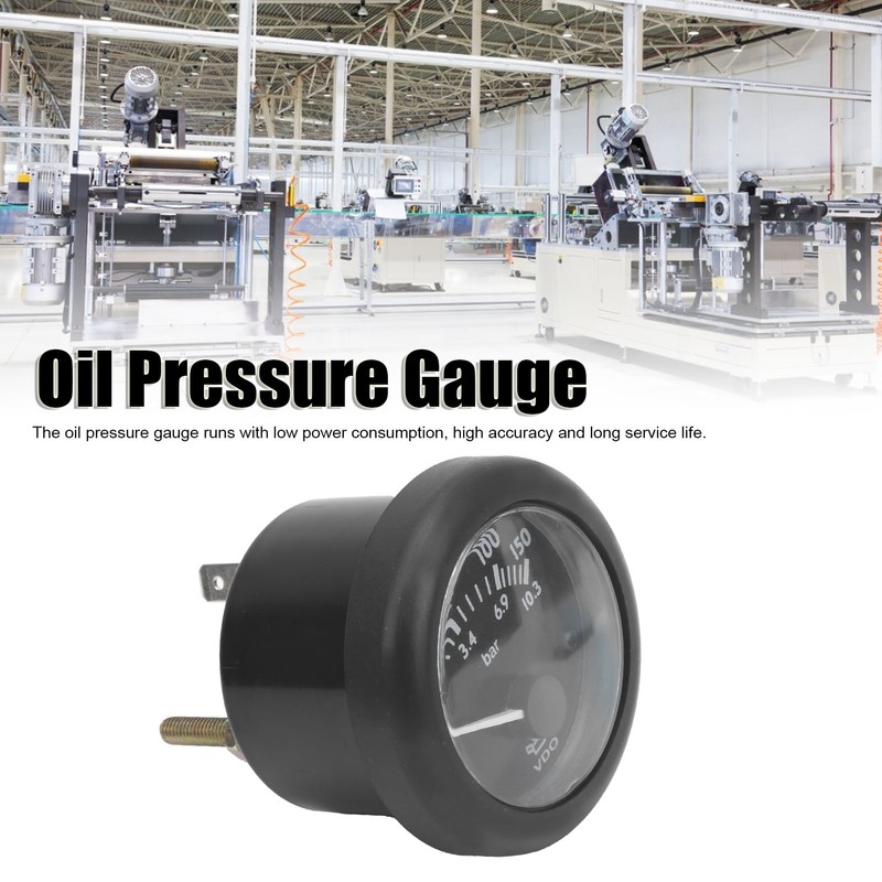 Oil Pressure Gauge Diesel Engine Oil Generator Part Pointer Measuring
