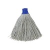 MSV V100203 Fringe cotton Fibres, Polyethylene, White/Blue, 185 g