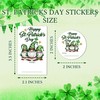 Happy St. Patrick's Day Stickers Shamrock Party Stickers St. Patrick'