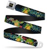Nickelodeon Belts Buckle-down Seatbelt Ninja Turtles Wnt062 Belt, Multicolor, 1.5