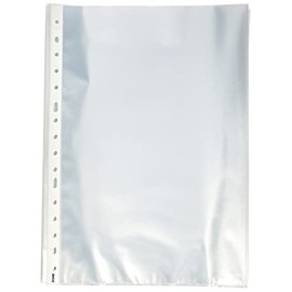 Dohe Basic – Pack of 100 Punched Sleeves, Folio, Plastic