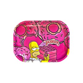 Cute Rolling Tray Pink Metal Tray, Metal Small Tray, Premium Storage Tray, 7.1×5.51inches