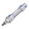 Mini Air Cylinder Stainless Steel Piston Rod Pneumatic Reciprocating Motion