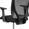 Flash Furniture Harper Ergonomic Mid-Back Mesh Drafting Chair with Black