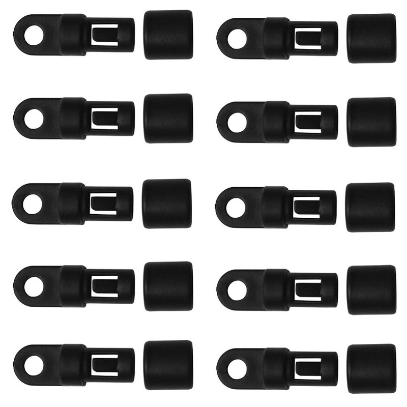 VILLCASE Shock Cord Hook - 10 Pcs Bungee Shock Cord