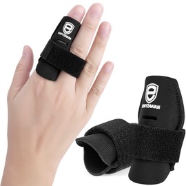 EDNYZAKRN 2 Pack Finger Protection for Injury, Finger Splint Finger Brace Adjustable Trigger Finger Brace Splint Support for Sports Basketball Volleyball Tennis Baseball