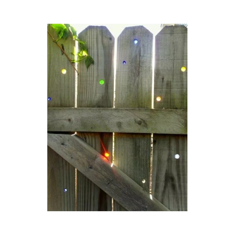 Mega Marble 22/25mm Marbles for Stained Glass Fencing DIY Project