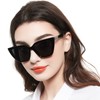 WEMOOTANTS Sun Reading Glasses 2.0 for Women Black Cateye Sunglasses
