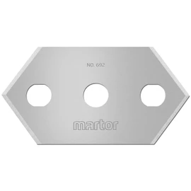 MARTOR 10 x Pointed Blades Scalpel Replacement Blades 22.4 mm Sharp in Dispenser 4-Way Usable No. 692