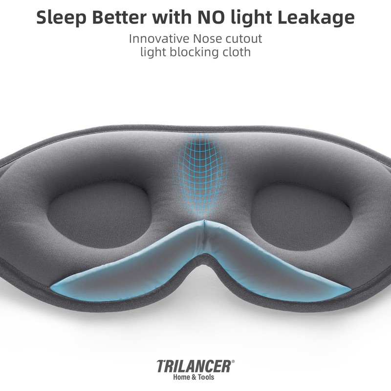 2023 Innovative Unisex Sleeping Eye Mask, 3D Blackout Design Eye