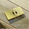 Axis Brass Sign Plate Toilet Sign, S Size, Gold, Stylish,