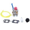 Carburetor Set Fuel Filter Line Primer Bulb Kit Fit for
