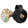 motor_glide2024 Propane Tank Gauge Brass Adapter w/Gas Pressure Level Meter