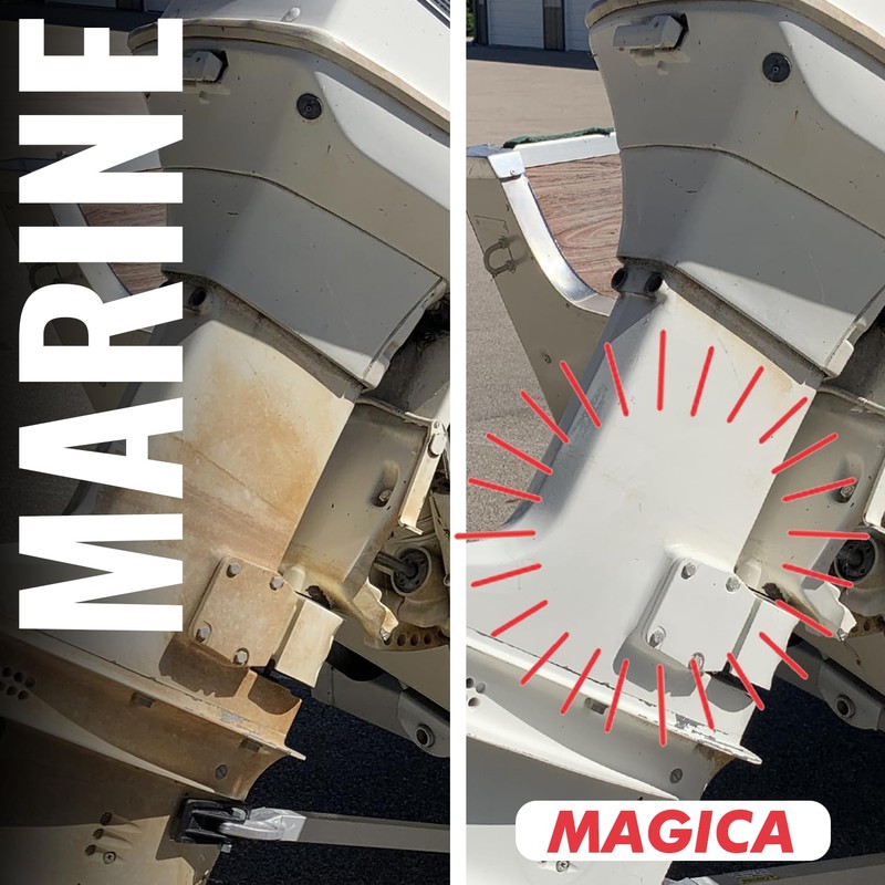 Magica® Rust Remover (32oz Gel) Reliably Removing Rust Stains for