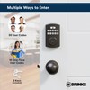 BRINKS Keyless Entry Door Deadbolt, High-Security Keypad Door Lock, 50