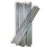 Silver Paper Straws for Drinking Straws Biodegradable Disposable Straws Bulk(150