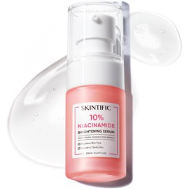 SKINTIFIC Sérum de niacinamida al 10% con alfa arbutina, ceramida y centella asiática: ilumina la piel y mantiene la barrera cutánea