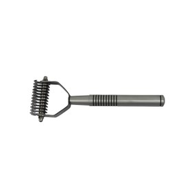 Professional Pet Grooming Undercoat Shedding Dematting Rake, 12 Teeth Wide