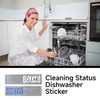GlamRays Schmutzig Sauber Dishwasher Magnet, Dishwasher Sign Clean Dirty Sign