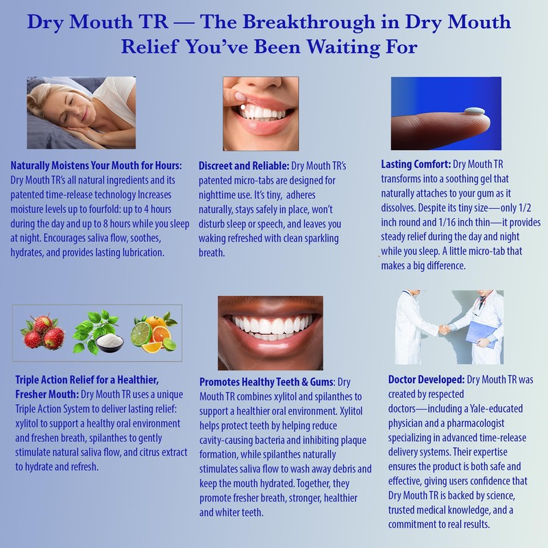 Dry Mouth TR by NeuOra Microceuticals: 8 Hour Time-Release Oral