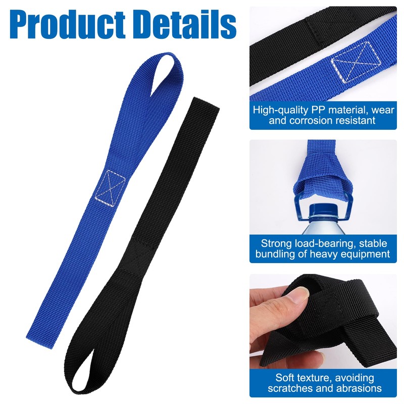 12 Loops Tie Down Strap, 29.5 cm Lashing Loops Motorcycle,