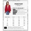 PrinStory Womens 3/4 Sleeves Cardigans Lightweight Open Front Cardigans Summer